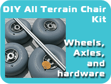 DIY Kits with wheels, axles, and hardware
