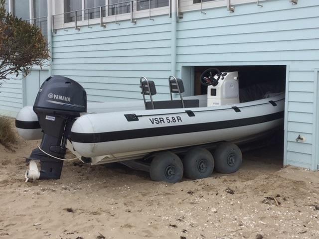 A modified Wheeleez™ PWC D36 to fit in tight spaces... by the Wooden Boat Shop. Sorrento. VIC