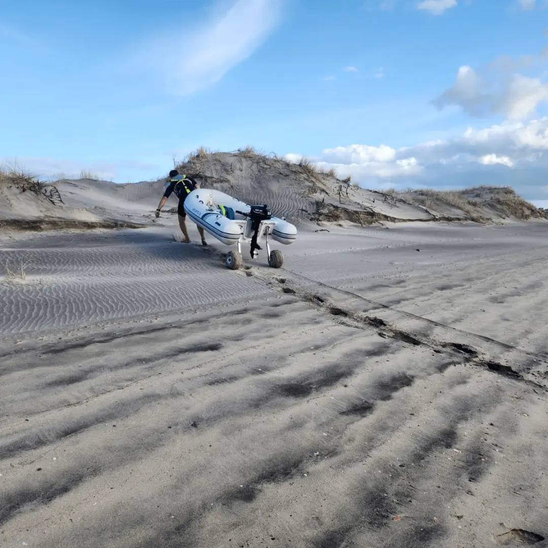 Boat Dolly’s/ Boat Launching Wheels with 30cm wheels - Image 5
