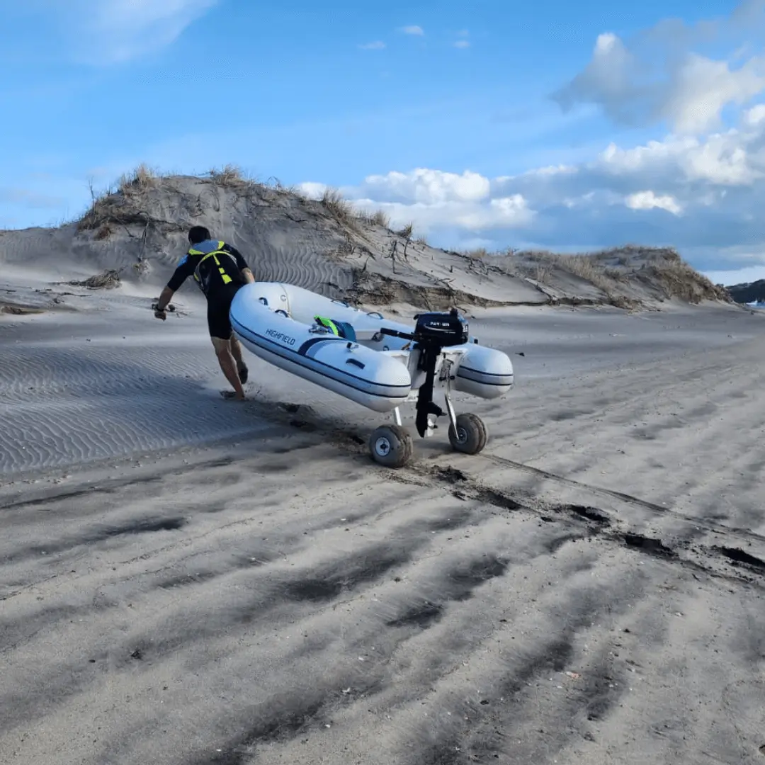 Boat Dolly’s/ Boat Launching Wheels with 30cm wheels - Image 4
